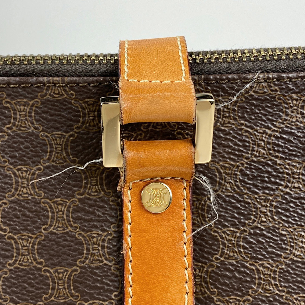 Celine Macadam tote bag shoulder canvas brown - Picture 5 of 7